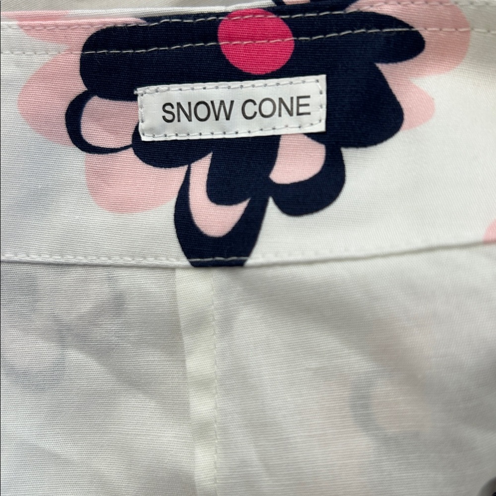 Golftini White Floral Scalloped Skort Snow Cone Brand New With Tags Size 14L - Picture 10 of 11
